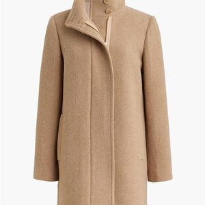 J. Crew Tan Pea Coat for Women